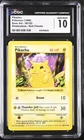 CGC 10 GEM MINT Pikachu 58/102 Shadowless Red Cheeks Base Set Pokemon Card