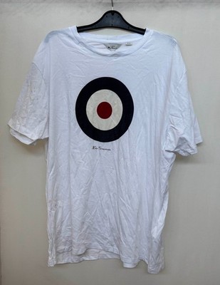 Ben Sherman Signature Target T-Shirt Herren weiß Größe 3XL