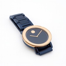 UPC 036000000078 product image for Movado Bold Evolution SWISS Quartz Blue Tone Ceramic Ladies Watch 3600708,USED, | upcitemdb.com