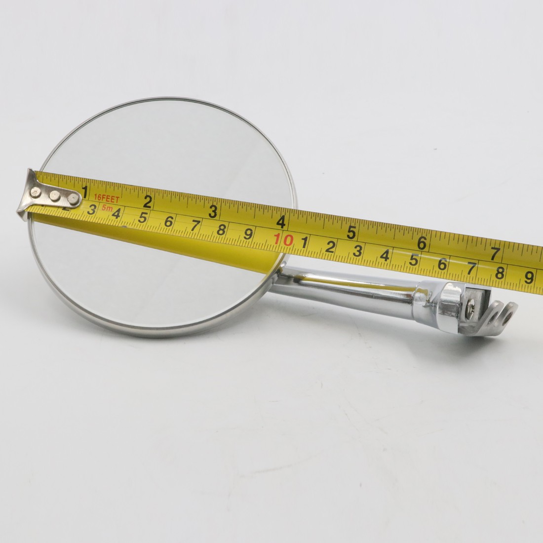 CHROME CLAMP MIRRORS L/R 2 Pcs. FIT FORD DELUXE F-SERIES F-3 F-100 TRUCK 1937-52