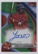 2024 Bowman's Best of Green Refractor 44/99 Yoeilin Cespedes #B24-YC Auto b4d