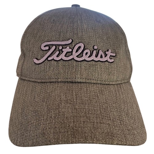 Titleist Grey Purple Golf Hat Stretch Fit Cap Baseball Hat Adjustable
