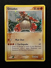 Pokémon 2004 EX Leggende Nascoste-Groudon 102/101 Holo Raro Segreto -NM