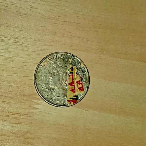 1923 P Circulated SILVER Liberty PEACE ONE DOLLAR ~ Antique Collectible Coin