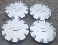 Rare Set Of 4 Oem 2003-2006 Chevy Ssr Silver Frontrear Hubcaps Center Caps Gm
