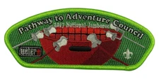 2017 Jamboree Pathway to Adventure Council IL Weber JSP GRN Bdr (VT1684)
