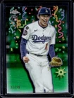 2025 Topps Chrome Update Roki Sasaki Celebracion RC Green Refractor #32/99