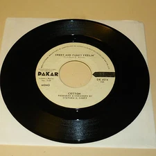 SOUL 45RPM RECORD - COTTON - DAKAR 4514 - PROMO