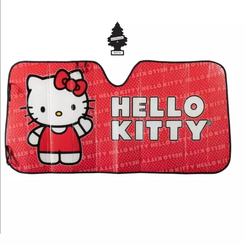 New Hello Kitty Car Window Accessory Windshield Sun Shade Bundle For Honda