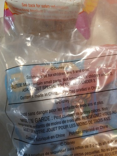 vintage mcdonalds Toys In Sealed Bag 2 Tasmanian Devil And 1 AladdinGenie sealed - Picture 6 of 7