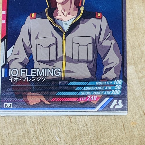 Gundam card Bandai Single card Made in japan 1 piece IO FLEMING - Picture 3 of 4