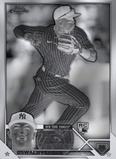 [DIGITAL] Topps Bunt - Oswald Peraza - Topps Chrome 23 S1 - Black White Base