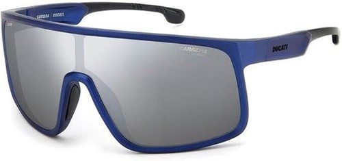 Neue Carrera Ducati Sonnenbrille - CARDUC 017/S TZQ - blau Metall / grau verspiegelt Shied - Bild 1 von 6