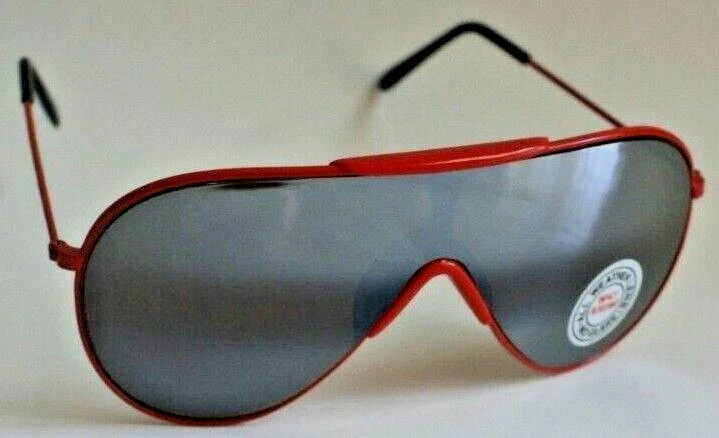 NUEVO CON ETIQUETAS Gafas de sol vintage de los años 80/90 deportivas clásicas estilo ala aviador lentes para todo clima Foto 4 de 4