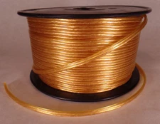 25 ft. Gold 18/2 SPT-1 U.L. Listed Parallel 2 Wire Plastic Covered Lamp Cord 605