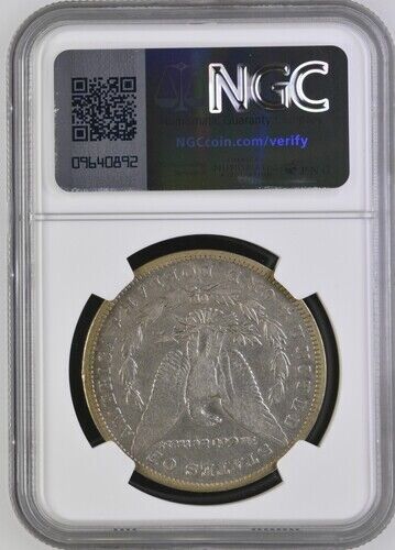 1895-O MORGAN SILBER DOLLAR NGC FEINE DETAILS GEREINIGT - Bild 2 von 2