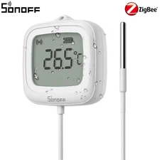 SONOFF SNZB-02LD IP65 Zigbee LCD Smart Thermometer with Probe Temperature Detect