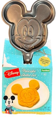 Frankford Disney Mickey Mouse Pancake Skillet Set Includes Pancake Mix NEW NWT