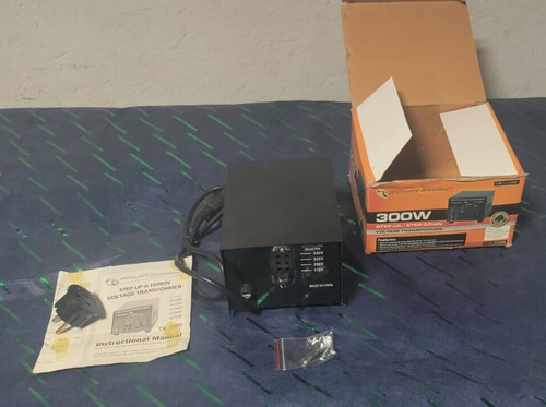 PowerBright VC-300w 300w Step Up/Step Down Voltage Transformer VC300W US & EU Pl