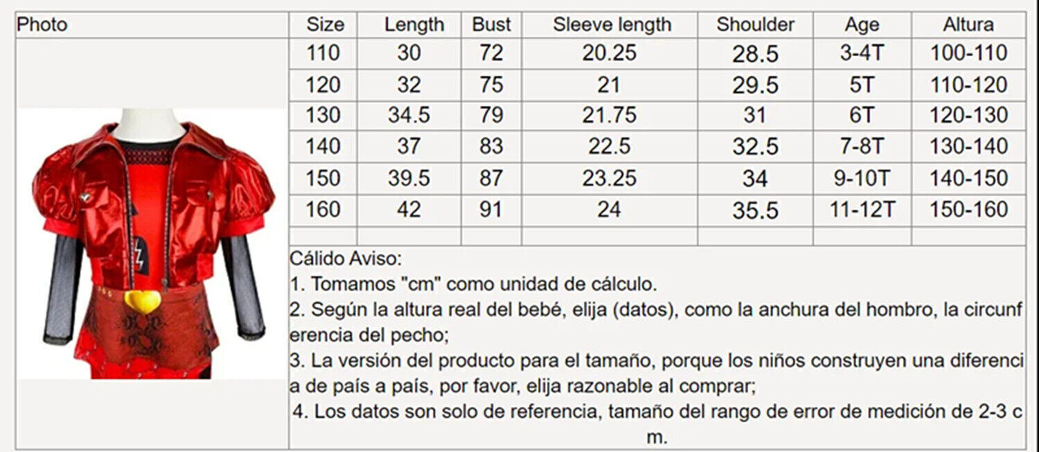 SAOLA 2025⭐ Costume cosplay bambini discendenti l'ascesa del rosso cappotto natalizio top pantaloni