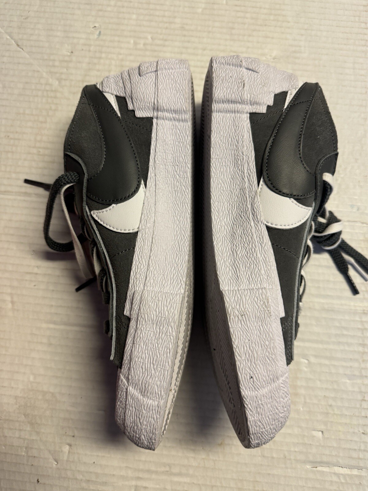 SACAI X NIKE Taglia 9 Nike Sacai x Blazer grigio ferro basso provato