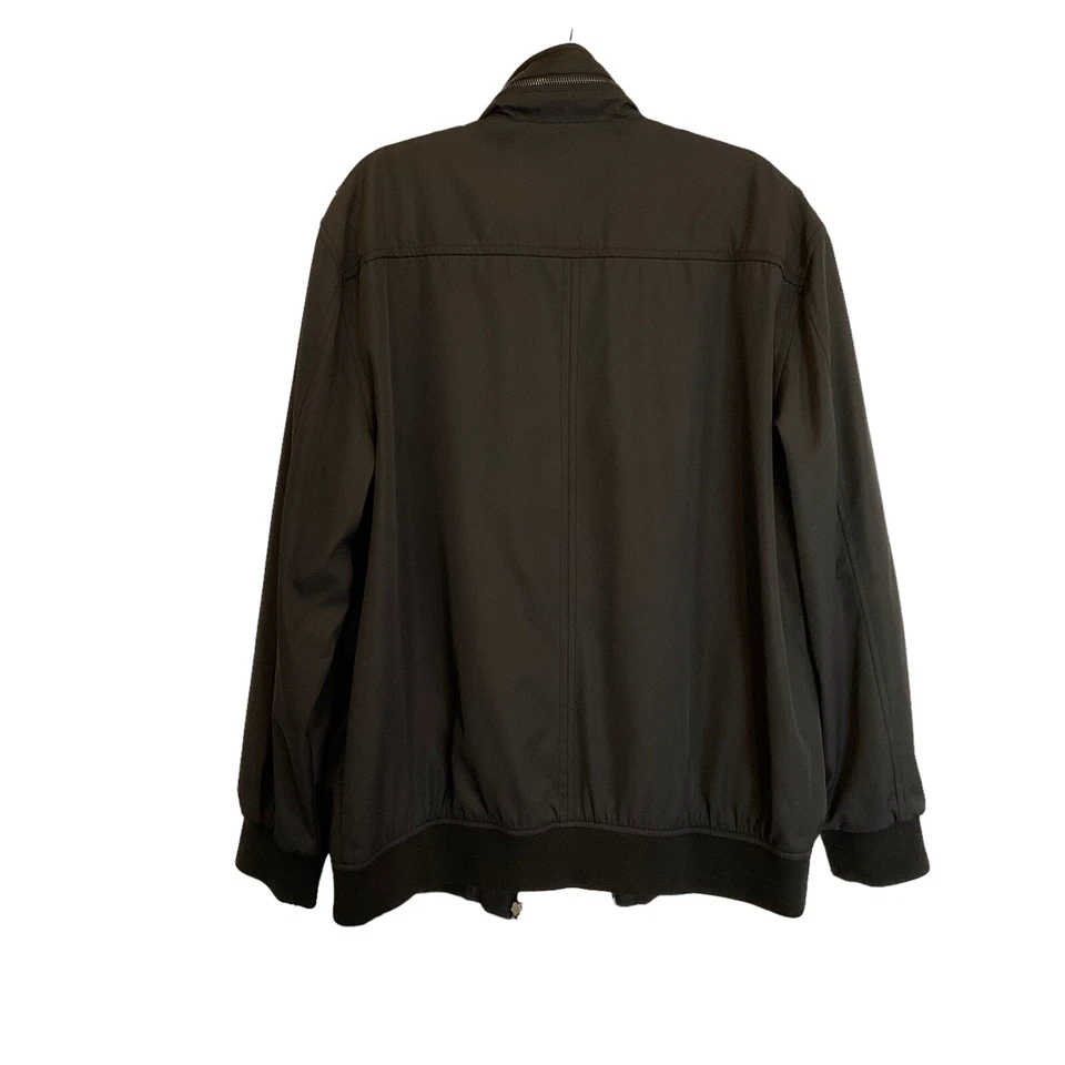 Chaqueta cortavientos pesada vintage Arrow para hombre negra cremallera completa talla XXL 90’s Y2K Foto 2 de 4