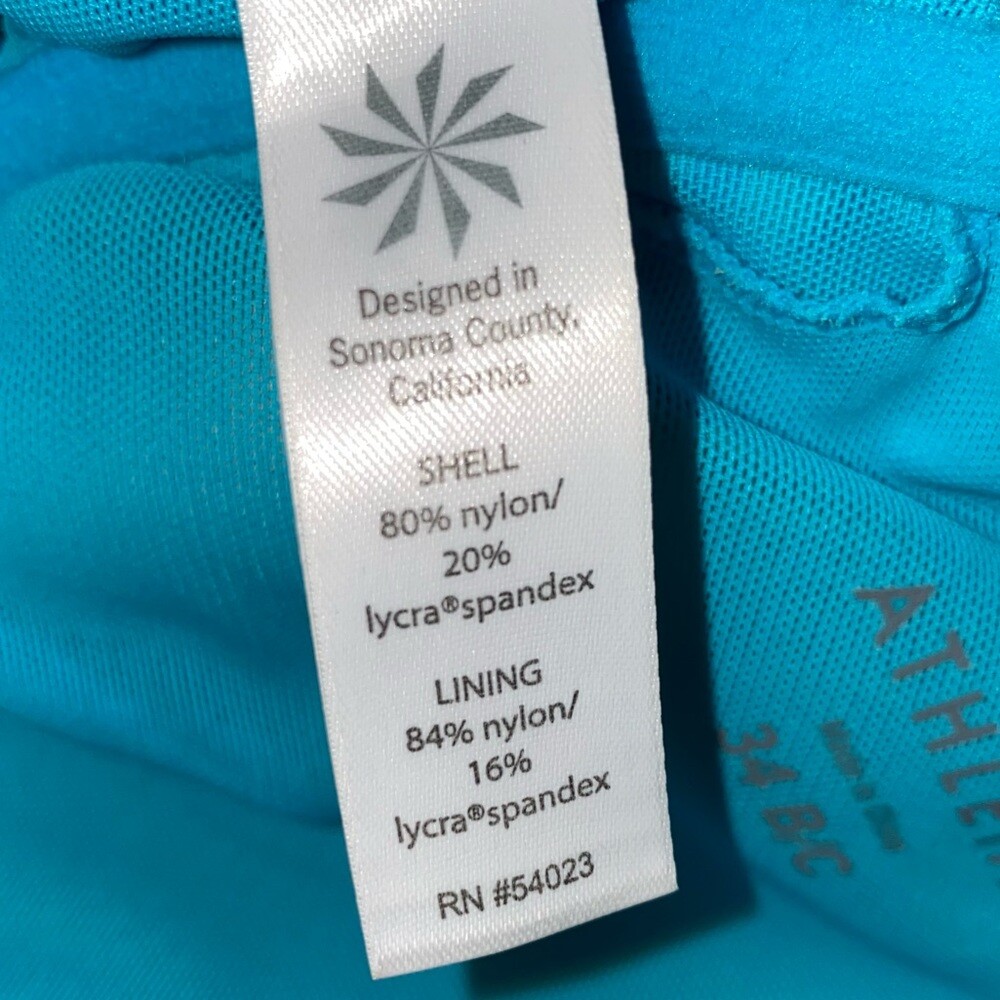 Athleta Multicolored Patterned Bikini Top - image 5