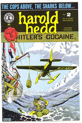 harold hedd #2 Near Mint/Mint (9.8) 1984 Kitchen Sink Comix ~ UNCIRCULATED ~