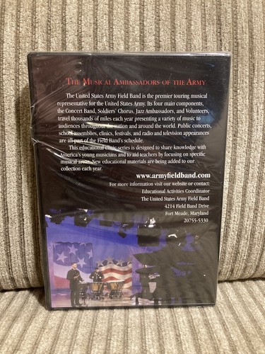 The United States Army Field Band The Complete Percussionist DVD New Sealed - Picture 2 of 2