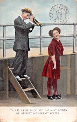 THIS IS A FINE PLACE-MANY POINTS OF INTEREST WITHIN EASY ACCESS-ROMANCE POSTCARD