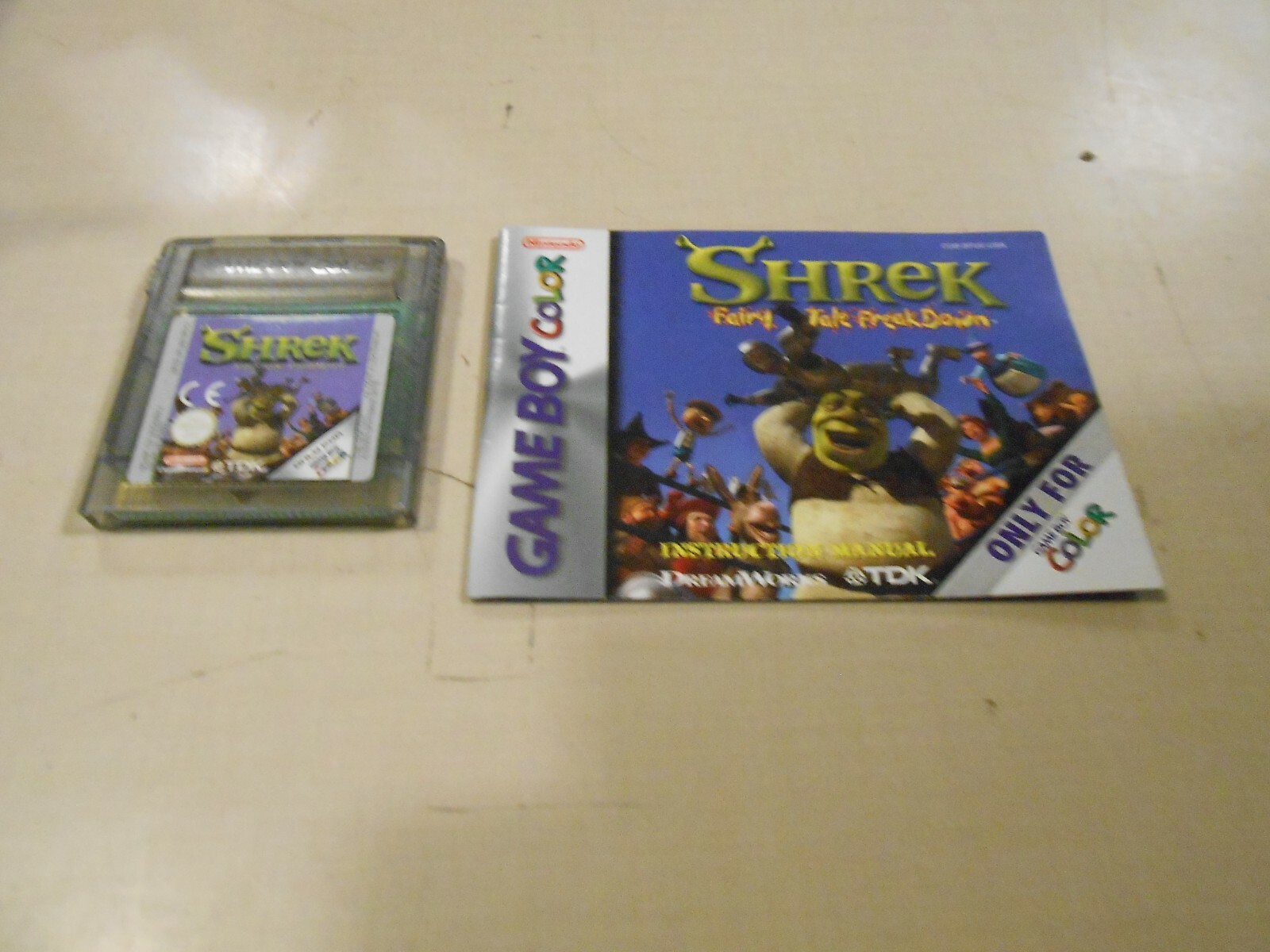 Shrek: Fairy Tale FreakDown Nintendo Game Boy Color/GBC Game CART ONLY ...