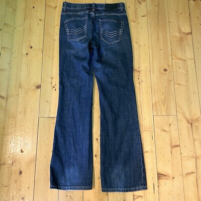 Vintage Seven Jeans Size 30” Low Rise Boot Cut Cotton Blend