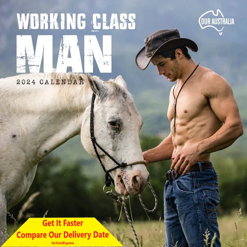 2024 Calendar Our Australia Working Class Man Square Wall by Paper Pocket  30x60 | eBay