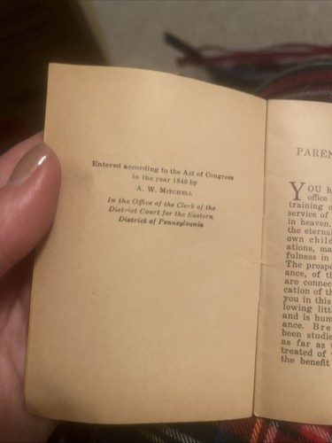 Cateschism For Young Children Presbyterian Committee Of Publication Antique Book - Picture 3 of 4