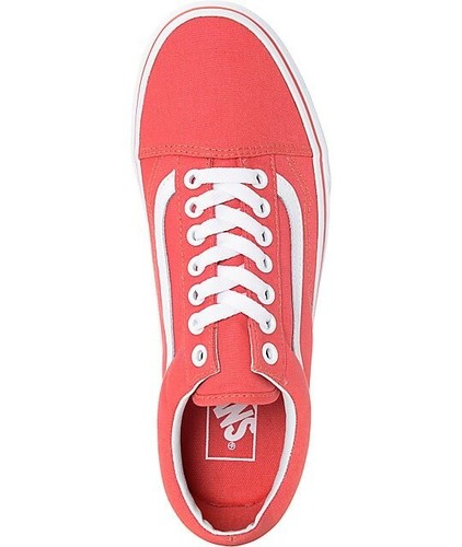 Vans Old Skool Deep Sea Coral White Suede Skateschuhe Herren / Damen Größe Neu - Bild 3 von 6