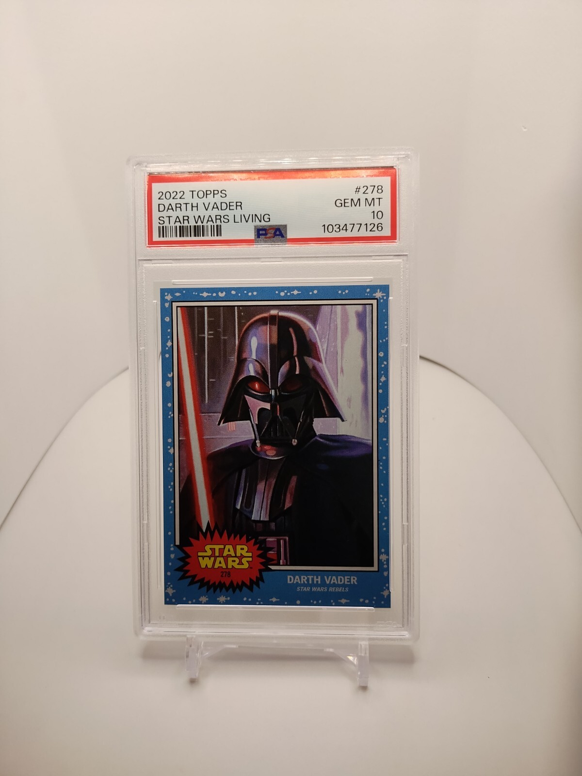 DARTH VADER 2022 Topps Star Wars Living Card #278 PSA 10 Gem Mint 💎💎💎
