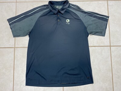 Nike Golf Men s Polo Shirt Pelican s Nest Short Sleeve Fit-Dry Blue Green Sz XL