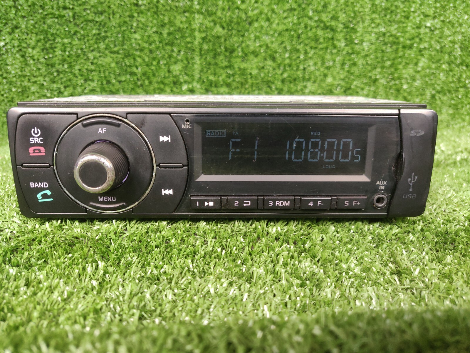 ビンテージREDMOONシルバーバックルSILVERたたき鎚目