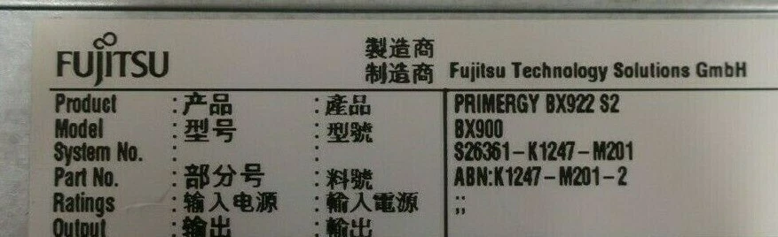 Fujitsu Primergy PY BX922 S2 Blade Server 2x Six-Core X5675 3.06GHz 48GB Ram - Image 3 of 3