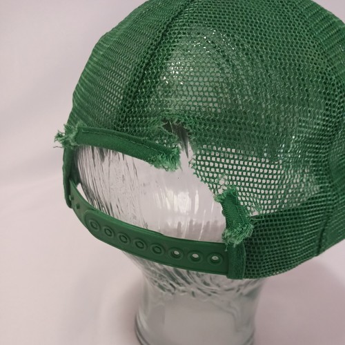 Vintage K-Products USA John Deere Patch Snapback Trucker Mesh Hat Cap Has Flaws - Picture 4 of 9