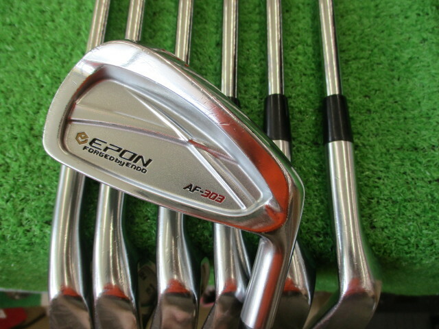 【MCI装着！】EPON AF-303 アイアンセット 右　メンズ 7本　S/X EPON／／AF-303 アイアンの口コミ評価｜ゴルフクラブ・ギア情報