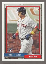 2021 Topps Update Bobby Dalbec #T92-10 1992 Topps Redux RC