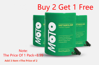 O Positiv Moto Women's Metabolism Vitamin Capsules 60 Capsules BUY 2 GET 1 FREE