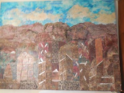 Fine Art Collage (47 inch x 36 inch x 1 inch)