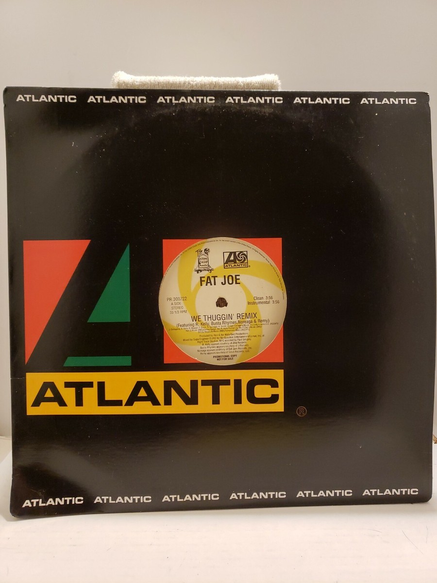 Fat Joe 'We Thuggin REMIX', PROMO VINYL LP, Atlantic Records