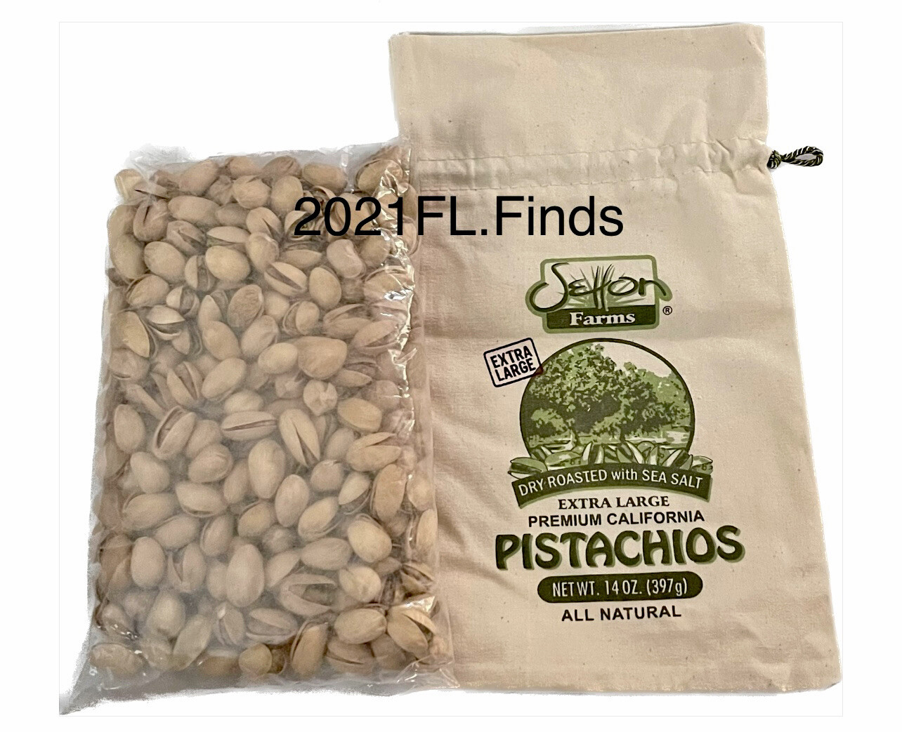 Setton Farms Extra Large Pistachios In Burlap Bag Dry Roasted Sea Salt
