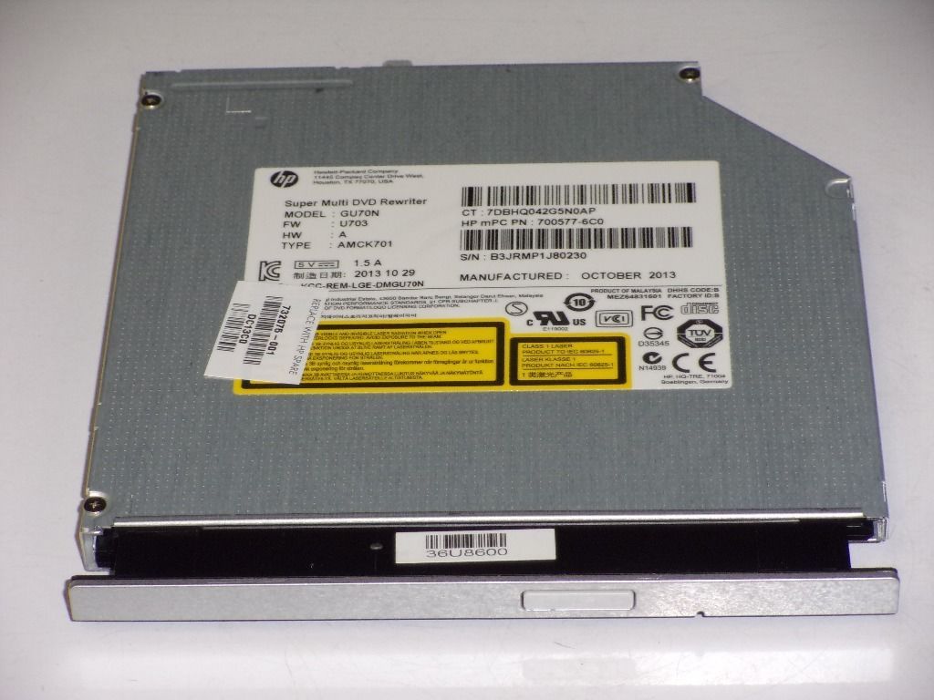 HP 15-N Series SATA 9.5MM DVD RW Optical Drive UJ8DB 700577