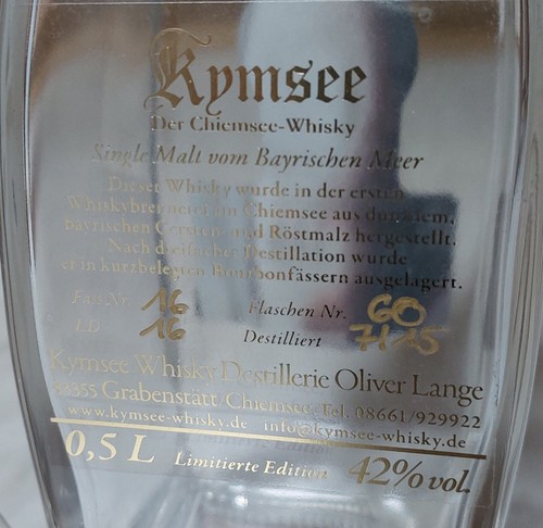 1 Chiemseebräu Biersiphon 2 L 1 Kymsee Whisky Flasche 0,5 L beide leer Sammler - Bild 4 von 12