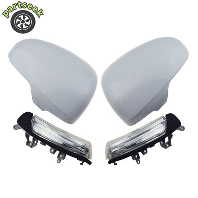 Rearview Mirror Turn Signal Light & Cover Cap For Toyota Prius