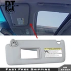 Driver Side Sun Visor w/Mirror Gray For 04-07 Toyota Highlander 74320-48260-B0